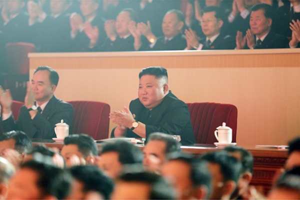 Kim Jong Un Watches Lunar New Year Performance